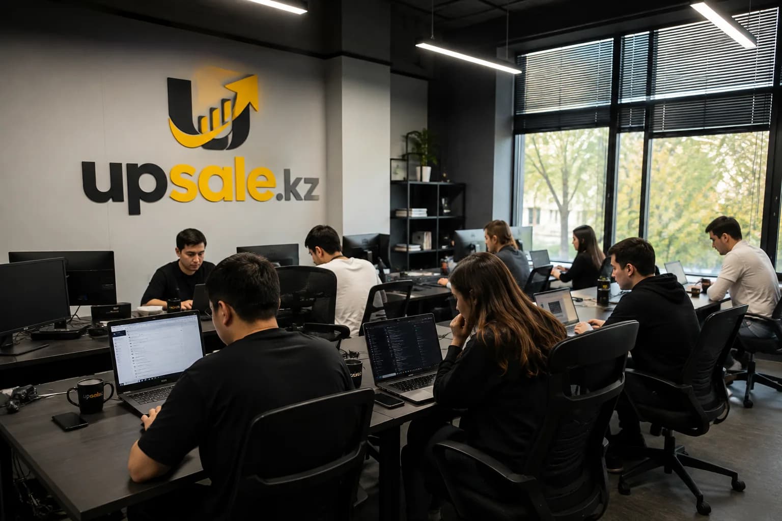 Рабочее пространство Upsale.kz